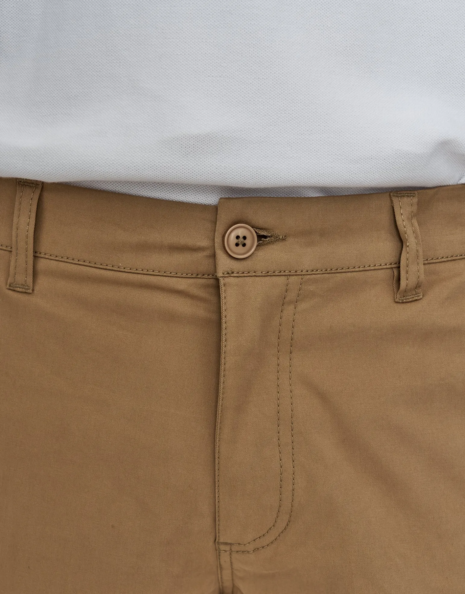 Delta Standard Fit Chinos in Tan