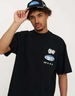Dice Box Tee in Pink Glow