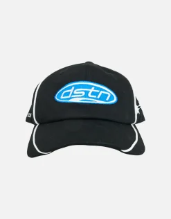 Distortion Baseball Cap in Black