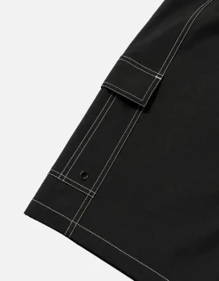 Distortion Cargo Swim Shorts in Black
