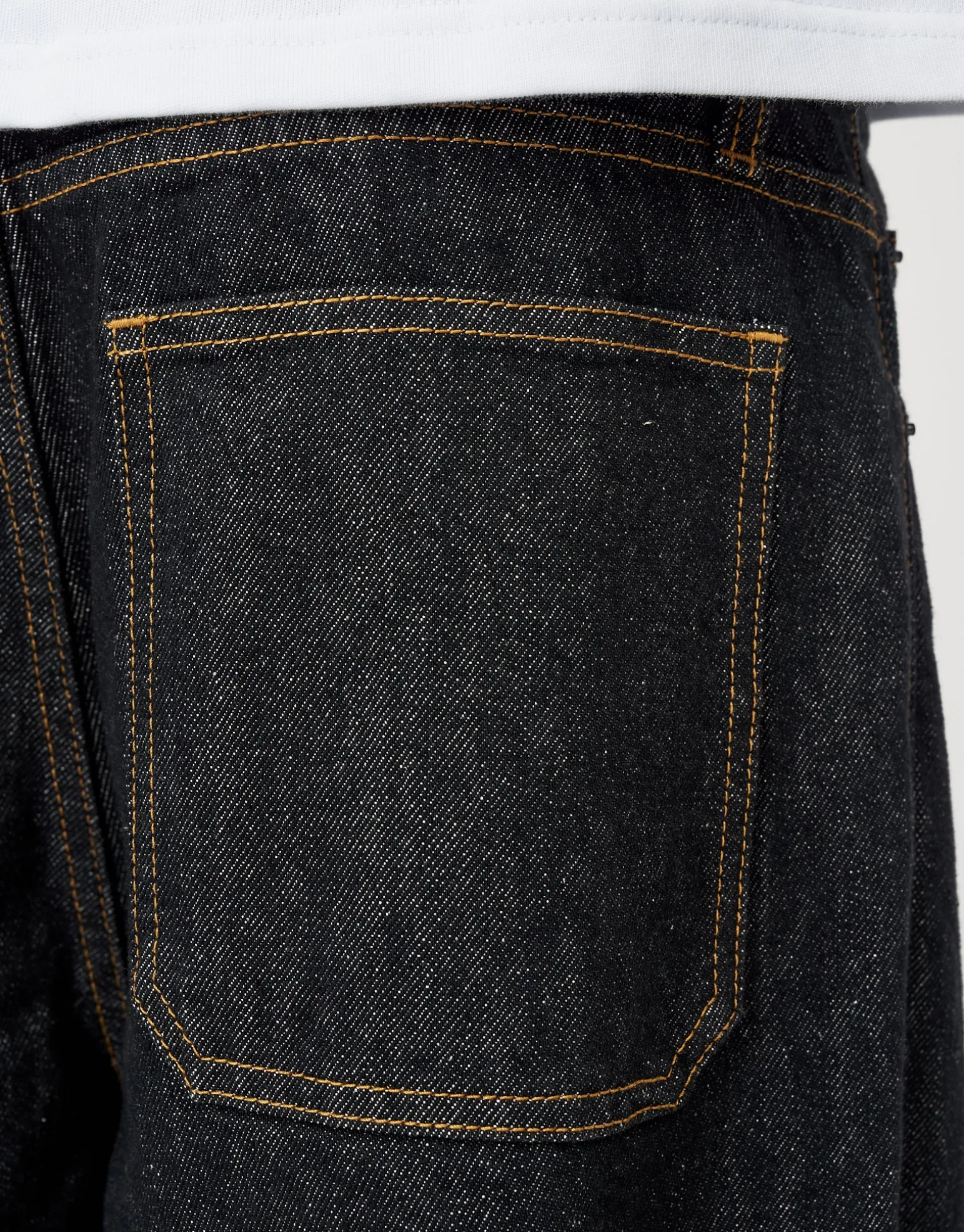 Distressed Baggy Fit Jeans in Acid Wash Blue
