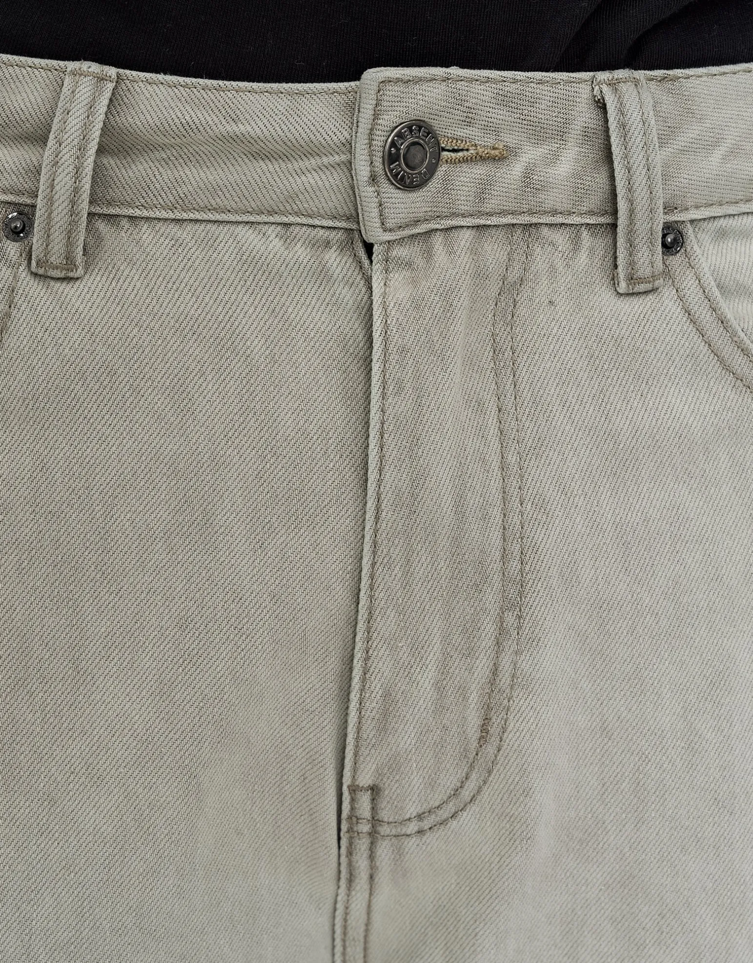 Distressed Baggy Fit Jeans in Acid Wash Blue