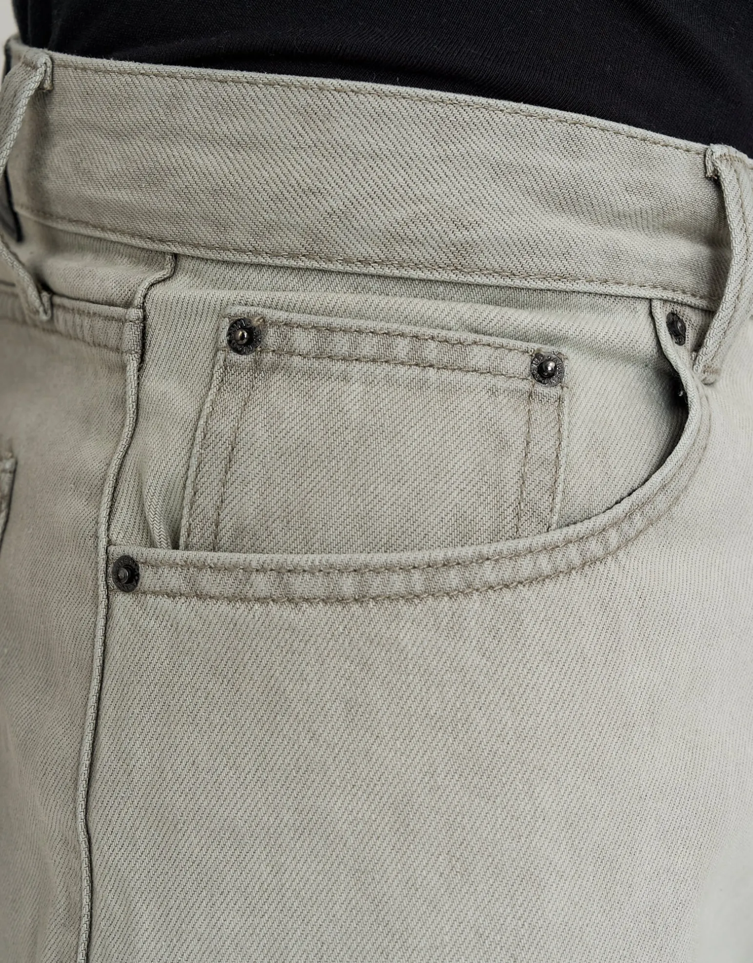 Distressed Baggy Fit Jeans in Acid Wash Blue