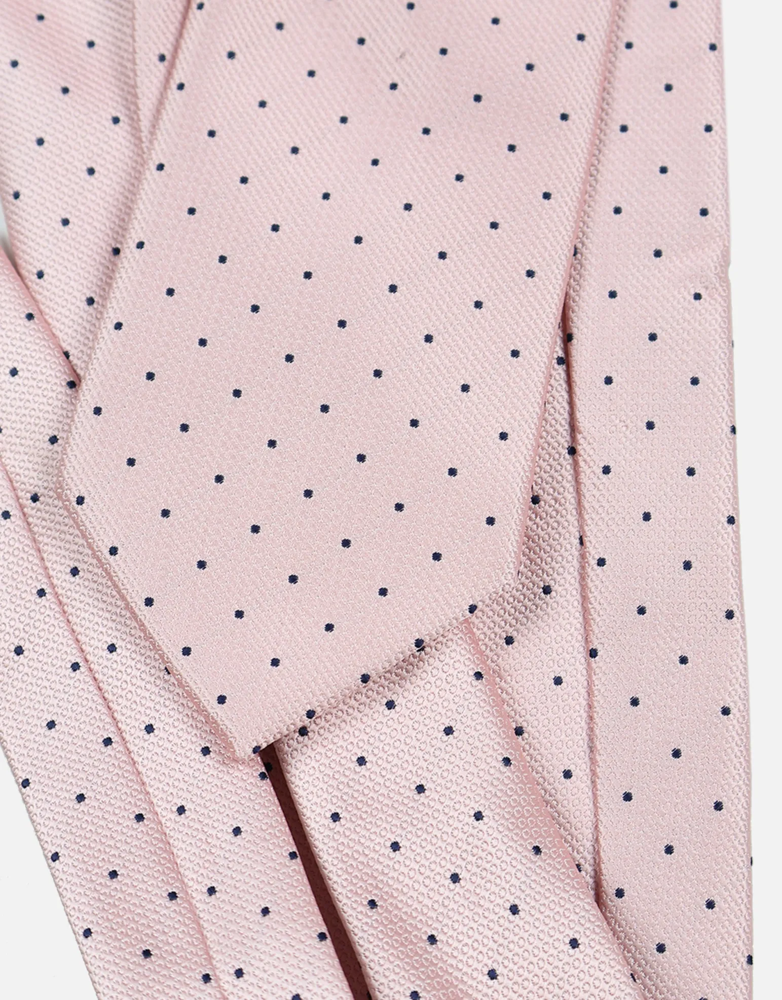 Dot Textured Slim Tie in Black