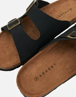 Double Strap Sandals in Brown