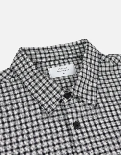 Dragon Check Long Sleeve Shirt in Black Check