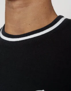 Drift Contrast Relaxed Fit T Shirt in Black