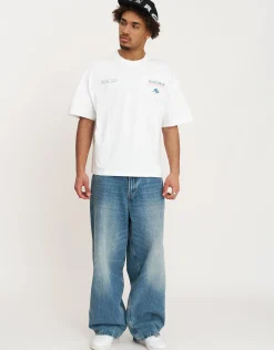 Drift Mode Box Tee in Blanc
