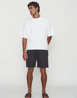 Easy Elastic Waist Shorts in Sand