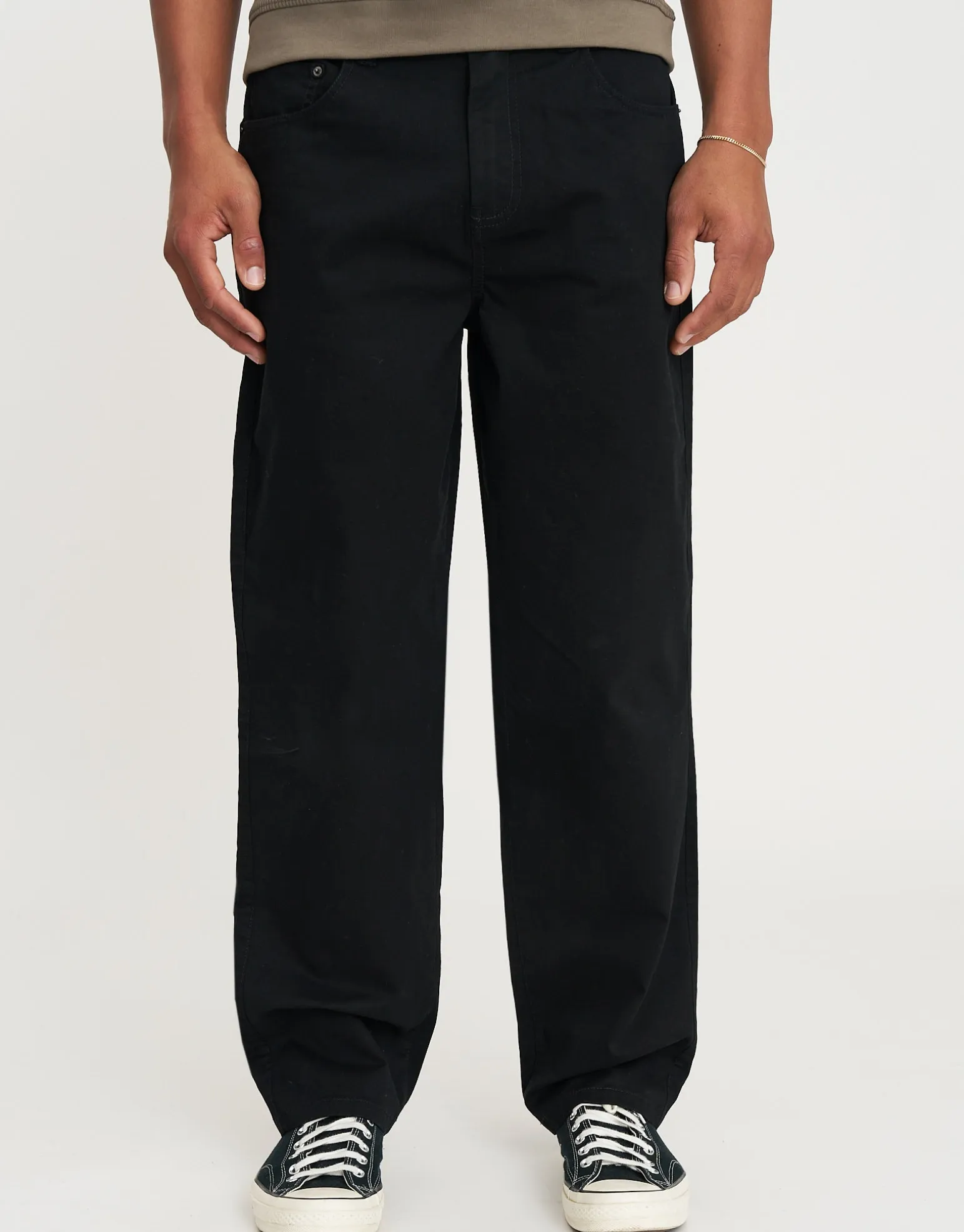 Easy Fit Chinos in Black