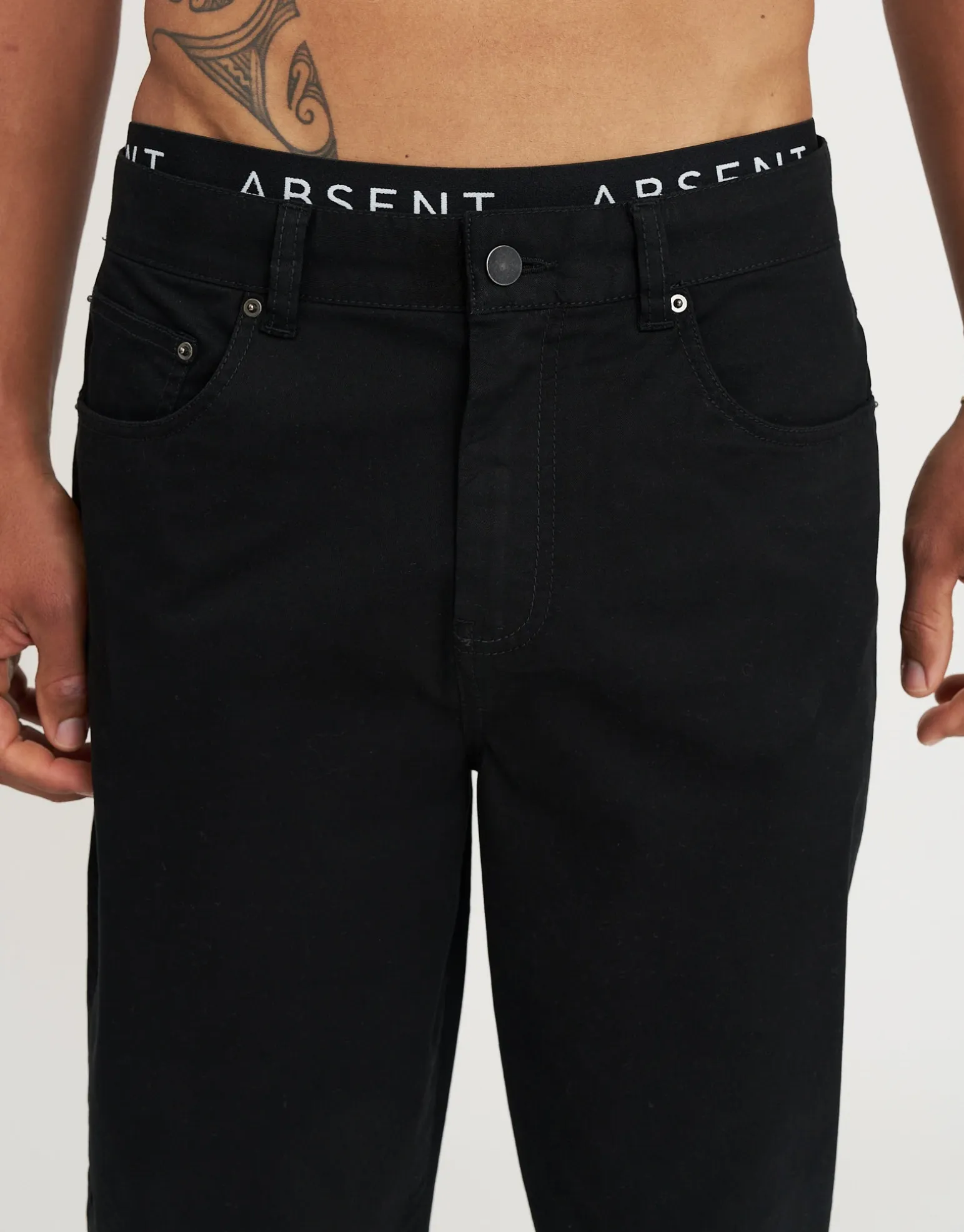 Easy Fit Chinos in Black