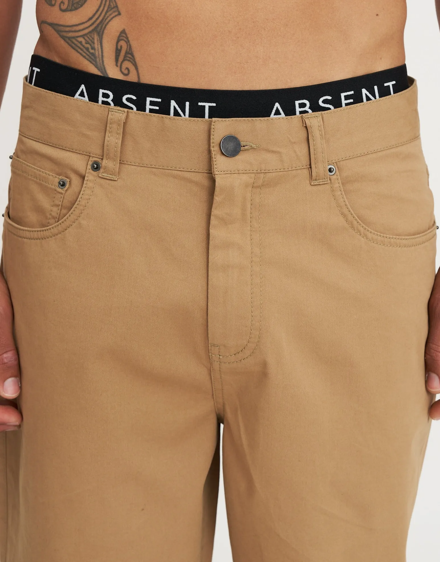 Easy Fit Chinos in Tan