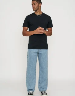 Easy Fit Loose Jeans in Blue Fade
