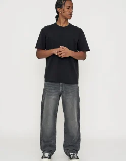 Easy Fit Loose Jeans in Washed Grey