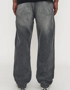 Easy Fit Loose Jeans in Washed Grey