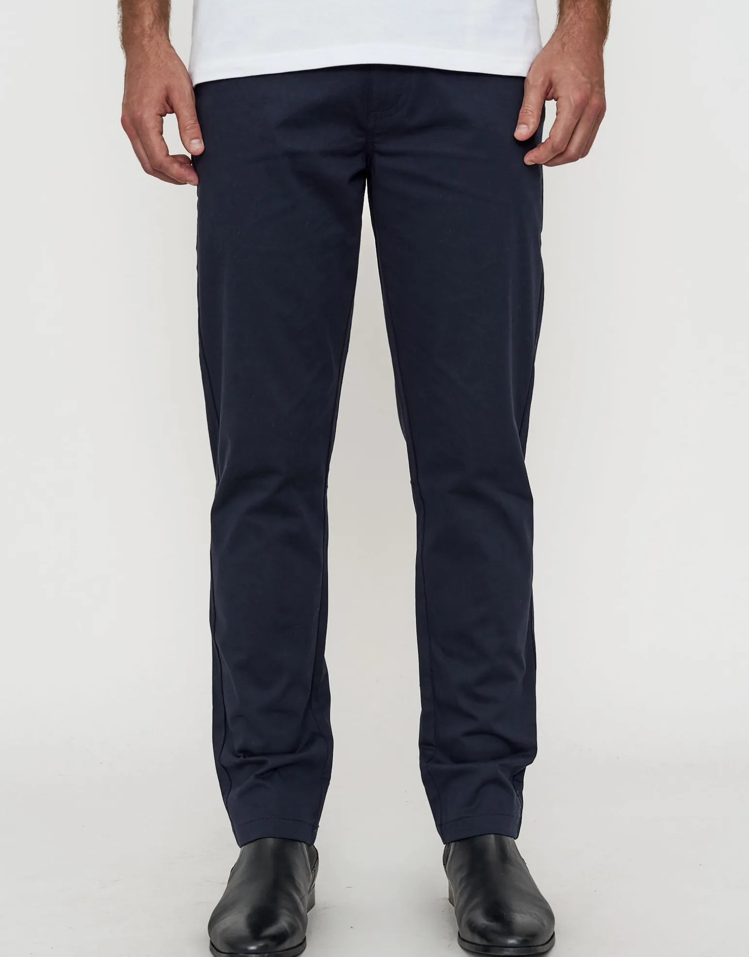 Echo Tapered Fit Chinos in Navy