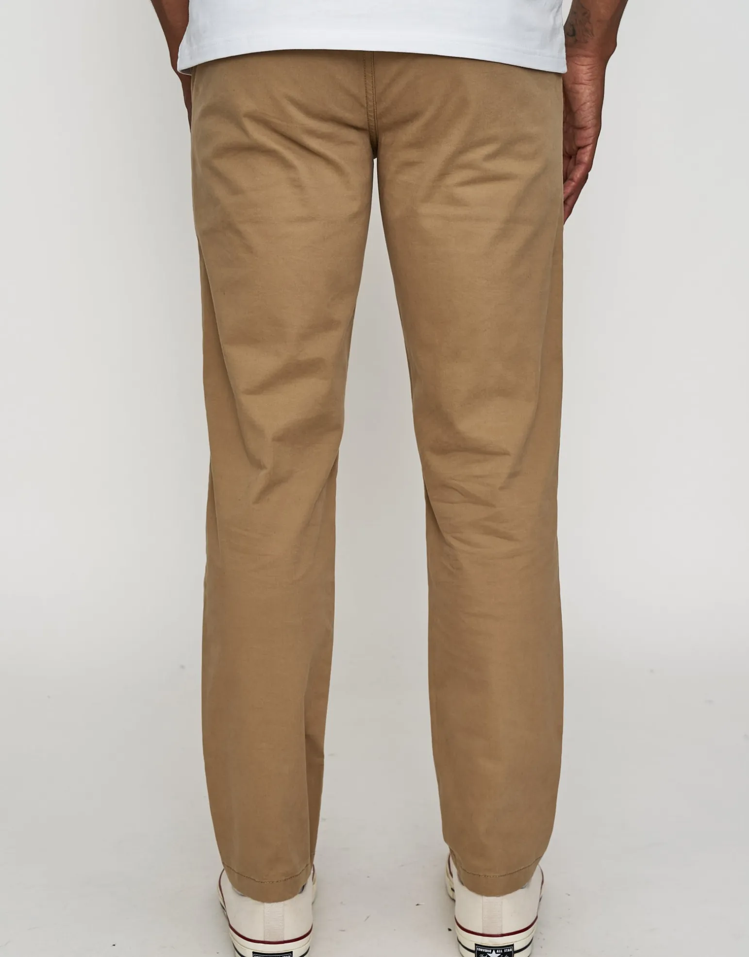 Echo Tapered Fit Chinos in Stone