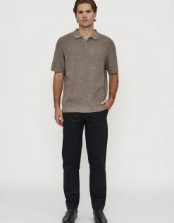 Echo Tapered Fit Chinos in Stone