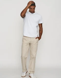 Echo Tapered Fit Chinos in Stone