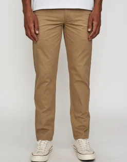 Echo Tapered Fit Chinos in Tan