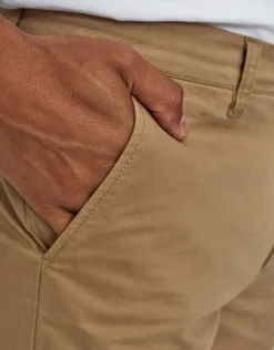 Echo Tapered Fit Chinos in Tan