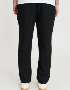 Elastic Waist Relaxed Fit Joggers in Beige
