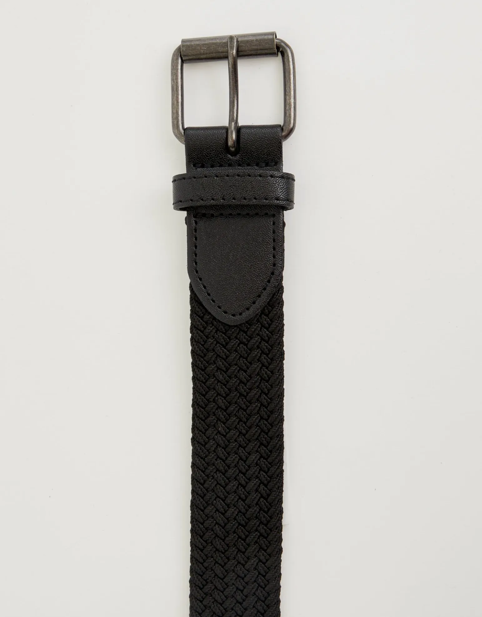 Elastic Woven Belt in Tan