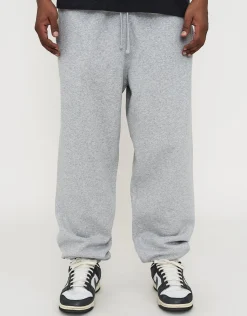 Essential Baggy Cuffed Track Pants in Black