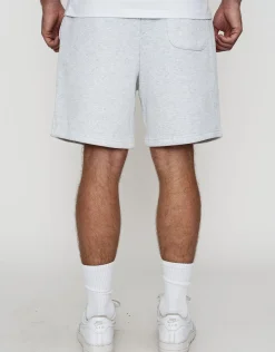 Essential Relaxed Fit Track Shorts in Snow Marle