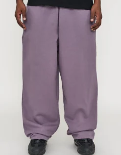 Essential Wide Track Pants in Snow Marle