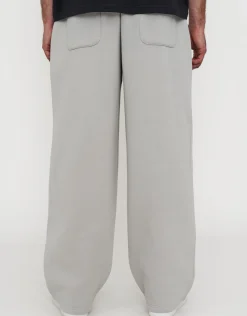 Essential Wide Track Pants in Snow Marle