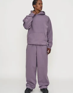 Essential Wide Track Pants in Snow Marle