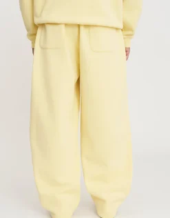 Essential Wide Track Pants in Moon