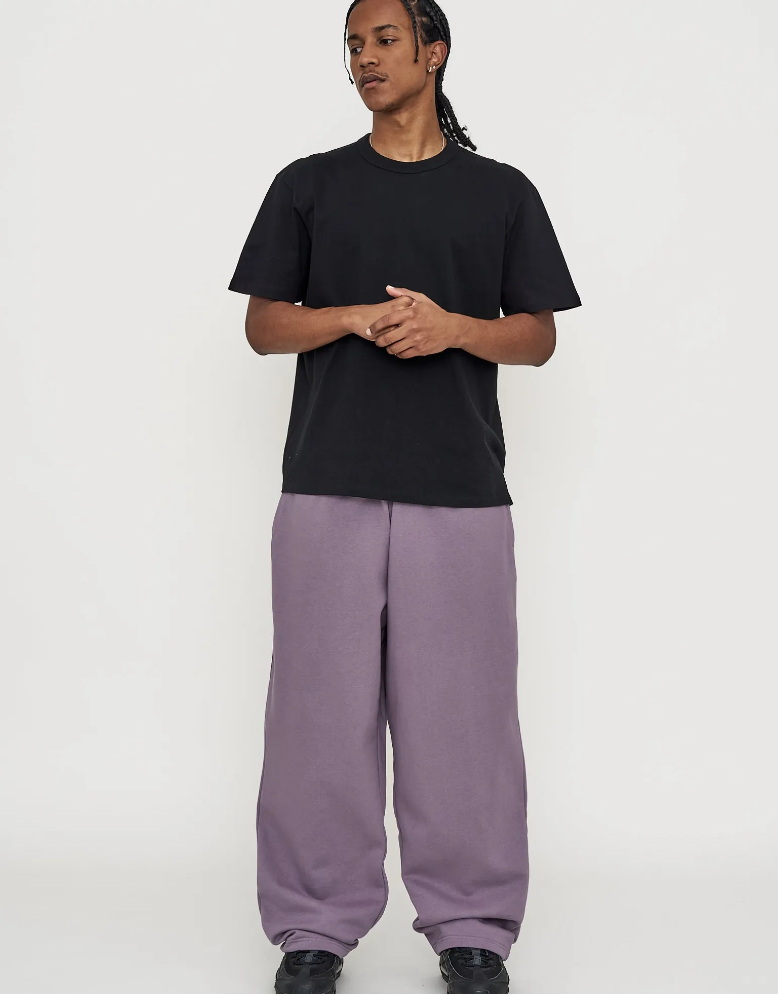 Essential Wide Track Pants in Empire Yellow