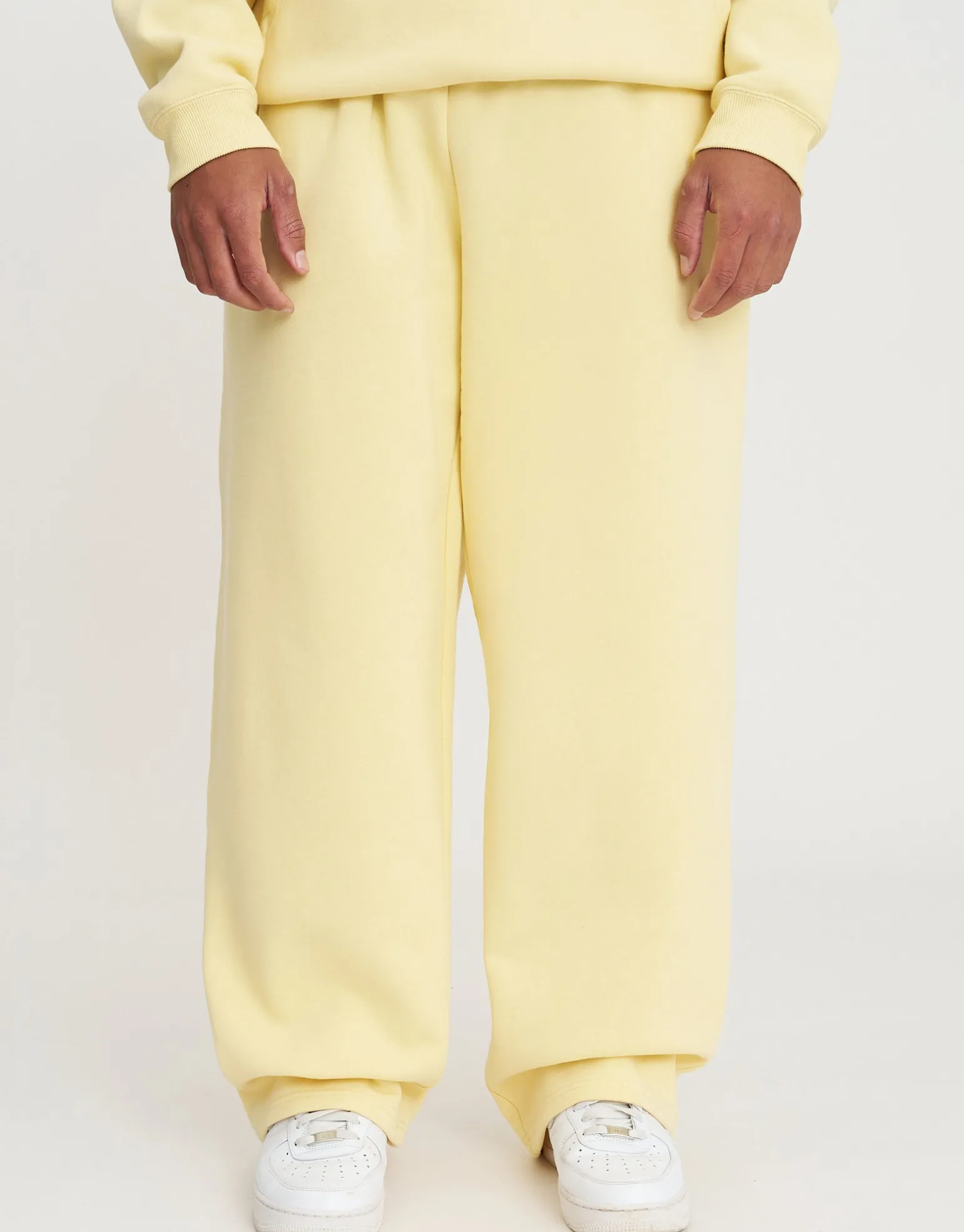 Essential Wide Track Pants in Empire Yellow