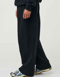 Essential Wide Track Pants in Espresso Brown