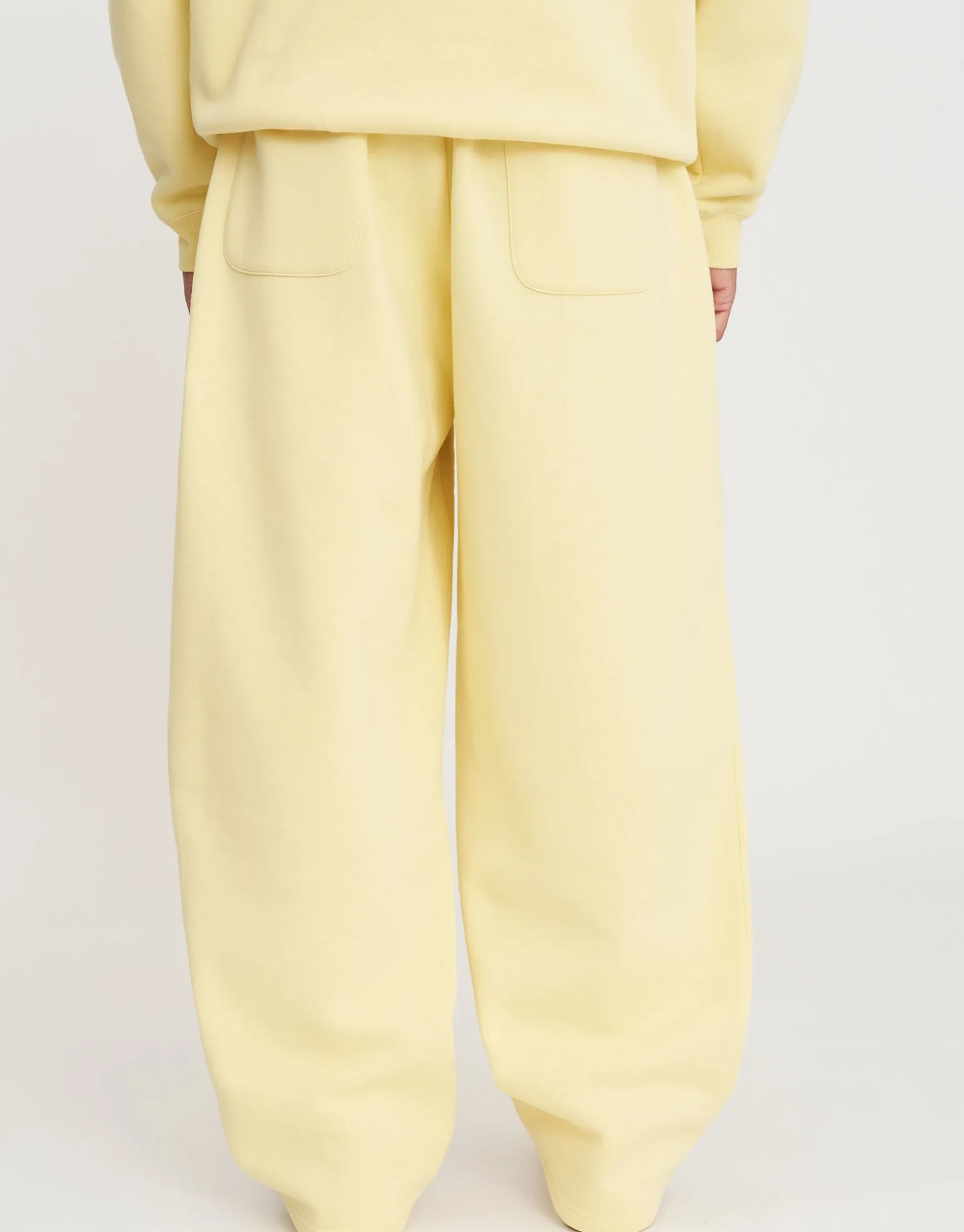 Essential Wide Track Pants in Slate