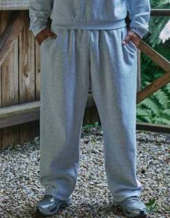 Essential Wide Track Pants in Black