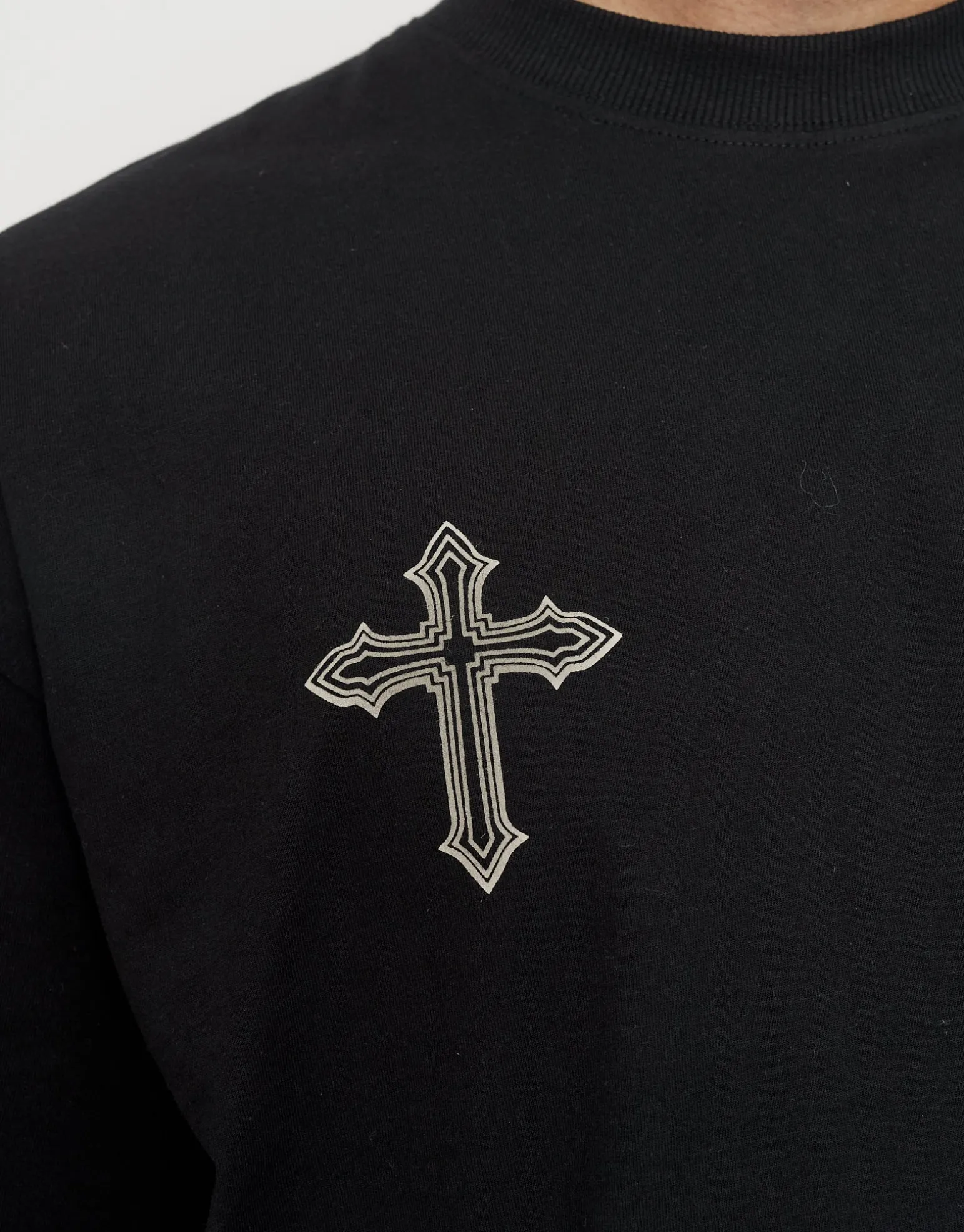 Eternity Box Fit T Shirt in Blanc