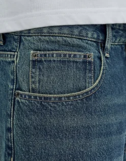 Extra Baggy Fit Jeans in Scrub Blue