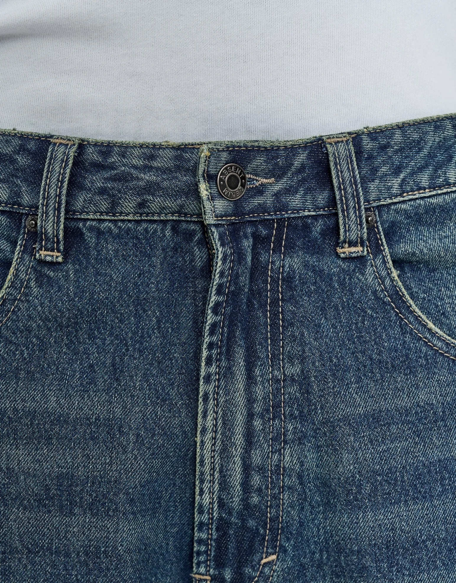Extra Baggy Fit Jeans in Scrub Blue