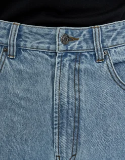 Extra Baggy Fit Jeans in Scrub Blue