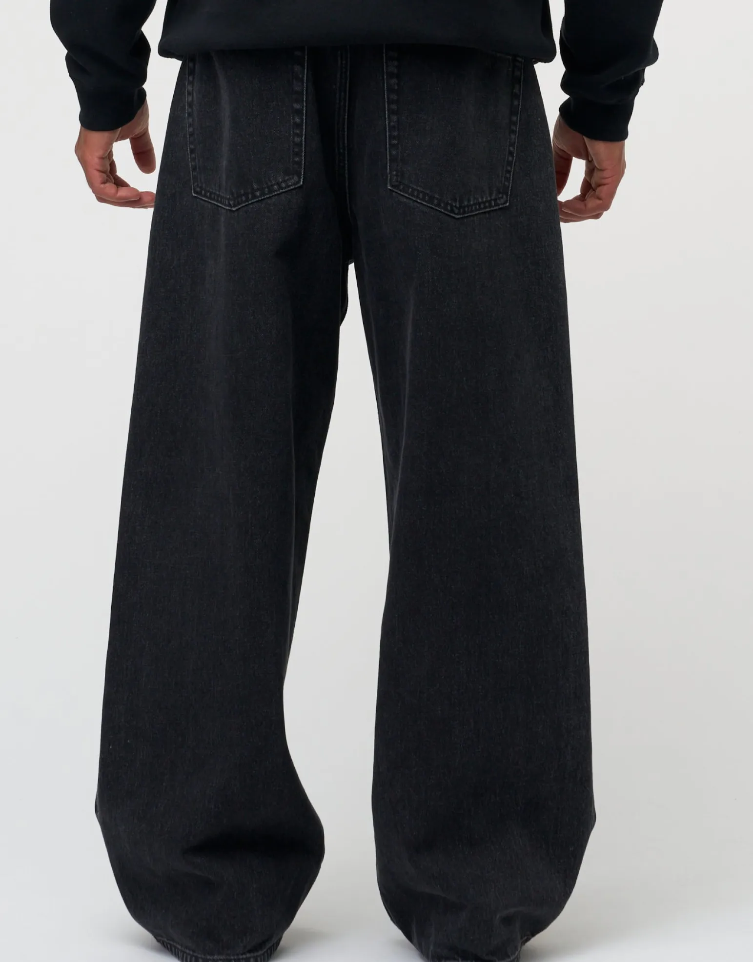 Extra Baggy Fit Jeans in Scrub Blue
