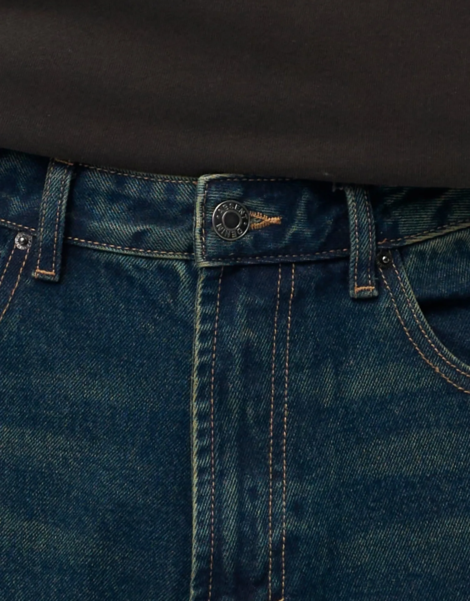 Extra Baggy Fit Jeans in Scrub Blue