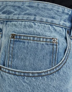 Extra Baggy Fit Jeans in Scrub Blue