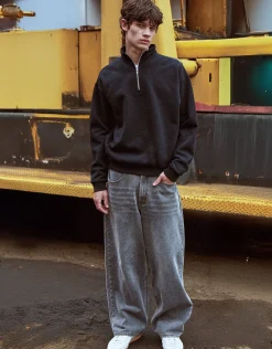 Extra Baggy Fit Jeans in Scrub Blue