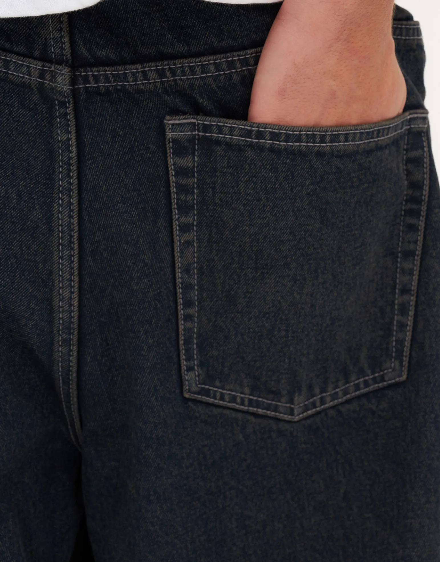 Extra Baggy Fit Jeans in Scrub Blue