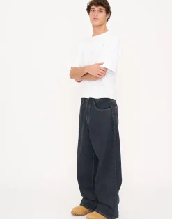 Extra Baggy Fit Jeans in Washed Black