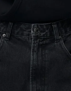 Extra Baggy Fit Jeans in Washed Black