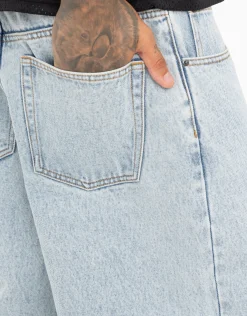 Extra Baggy Fit Jeans in Washed Black